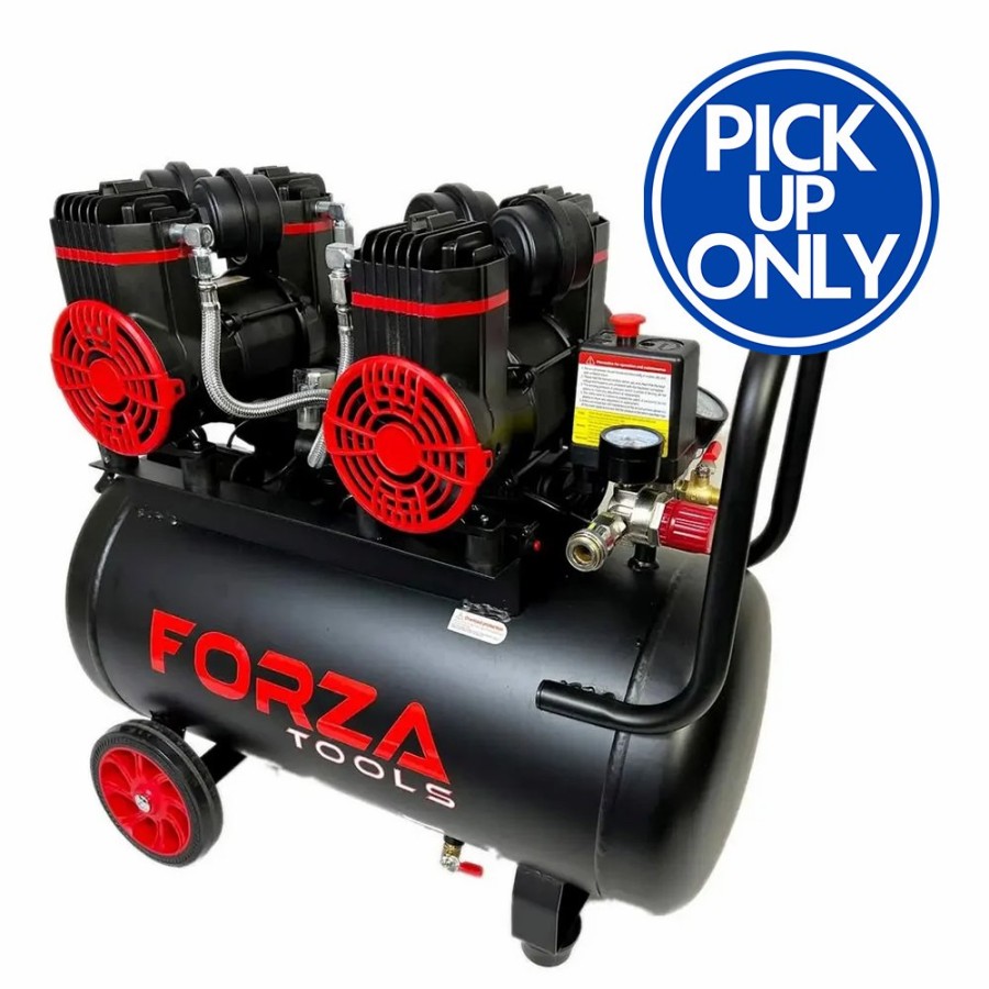 Spray Guns Forza | Forza Tools Air Compressor 50L 2900W 330L/M Oil Free Low Noise Trade