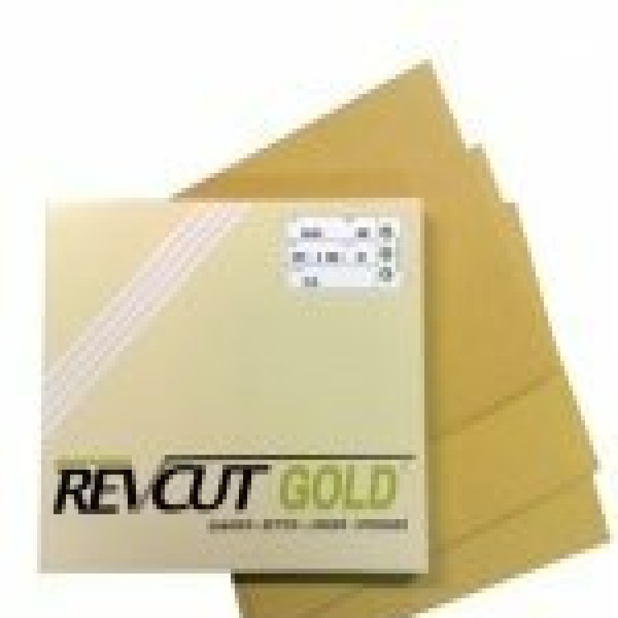 Cutting & Abrasives Revcut Sheets | Revcut Gold P180 Grit Free Cut Dry Sandpaper Sheets Pk50 228Mmx280Mm Auto Marine