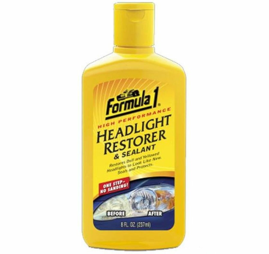 Car Care Formula 1 Headlights | F1 Headlight And Plastic Restorer Restoration Sealant 237Ml Boat Car Motorcycle