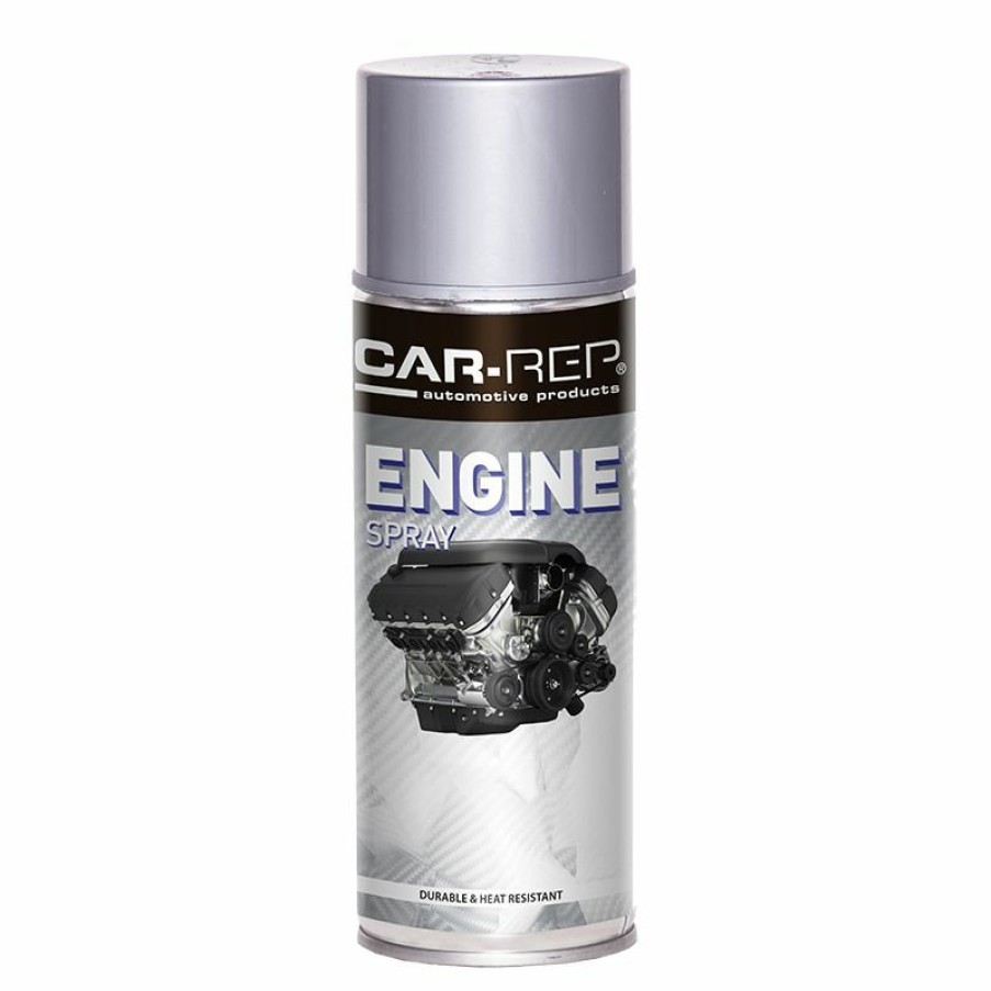 Paint Car-Rep High Temp & Brakes | Car-Rep Automotive Engine Paint Heat Resistant Aerosol 400Ml Silver