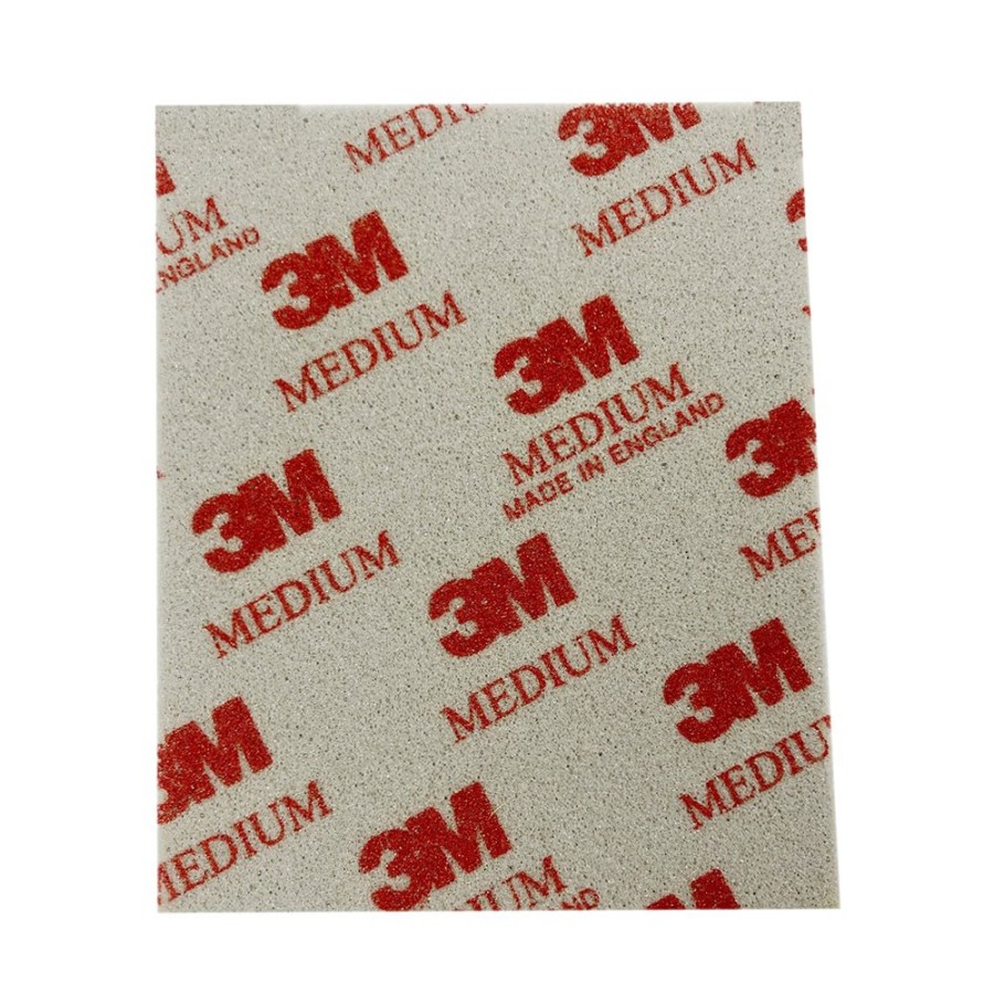 Cutting & Abrasives 3M Sponges | 3M Softback Wet Or Dry Sanding Sponge Medium 115Mm X 140Mm 03808 X 5 Pack