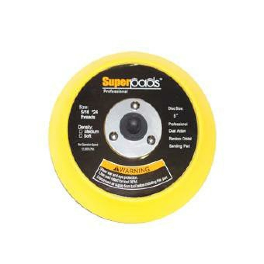 Cutting & Abrasives GPI Hook & Loop Pads | Superpads 150Mm Da Back Up Pad 6H Velcro 6Inch