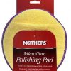 Car Care Mothers Hand Applicators | Mothers Microfibre Polishing Applicator Pad Round 16.5Cm