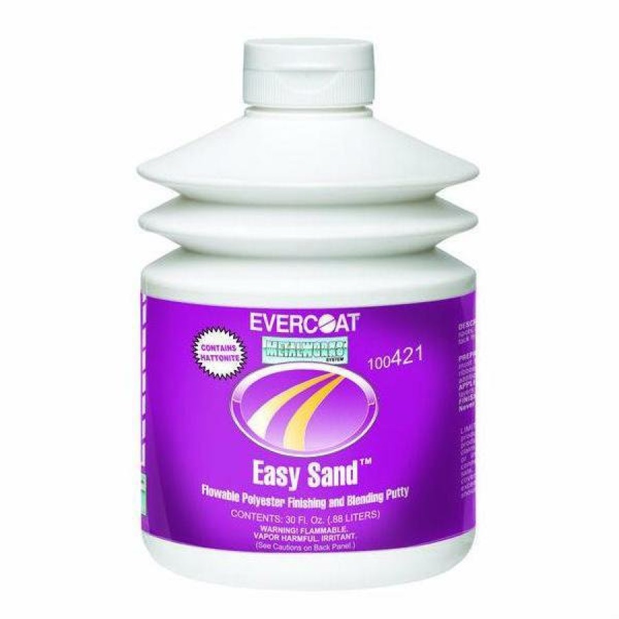 Prep & Repair Evercoat Fine Fillers | Evercoat Easy Sand 2 Part Flowable Polyester & Finishing Blending Putty 880Ml 30Oz