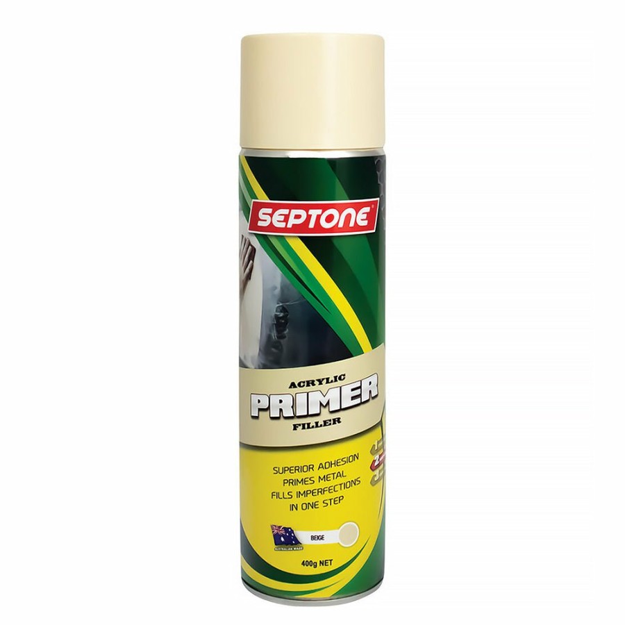 Paint Septone Primers | Septone Primer Filler Acrylic Lacquer Spray Paint 400G Aerosol Beige