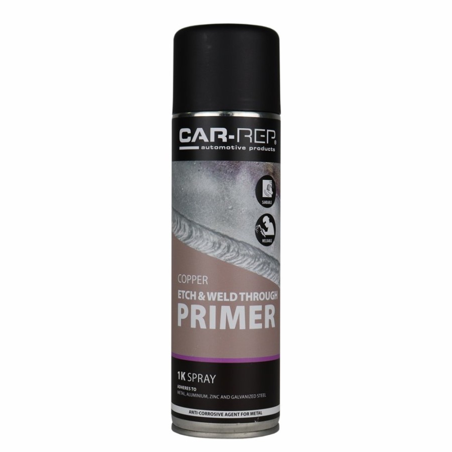 Paint Car-Rep Primers | Car-Rep Automotive Copper Etch Weld Thru Primer 500Ml Sandable Weldable