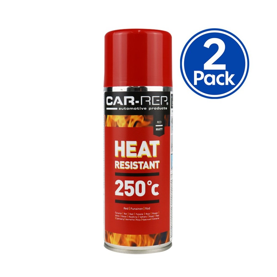 Paint Car-Rep High Temp & Brakes | Car-Rep Automotive Heat Resistant Paint 400Ml Red X 2 Pack