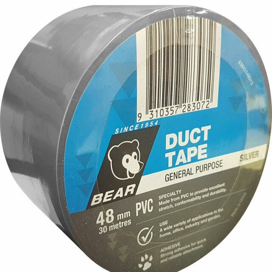 Prep & Repair Norton Duct Tape | Norton Pvc Duct Tape 48Mm X 30M Silver X 10 Rolls