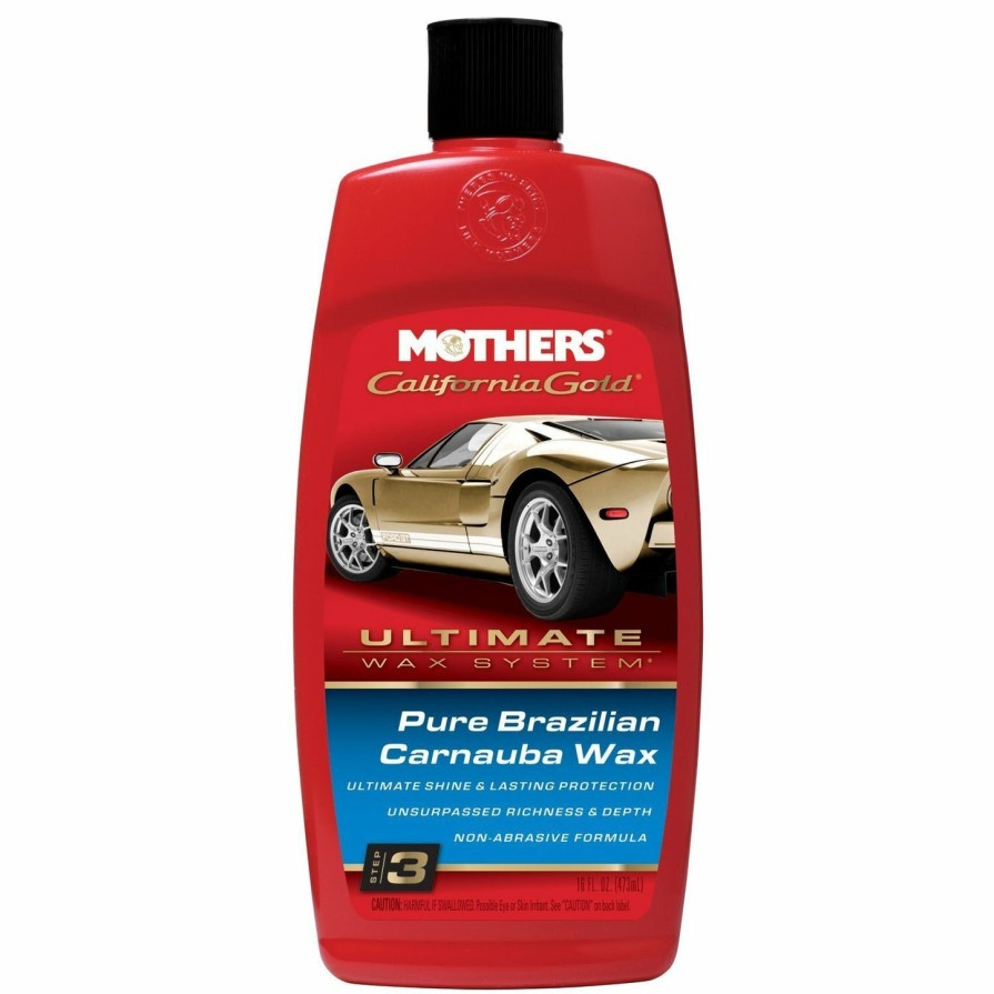 Car Care Mothers Waxes | Mothers California Gold Pure Brazilian Carnauba Wax