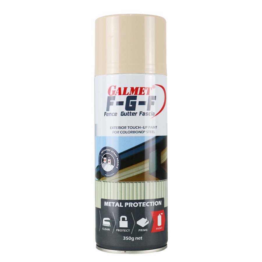 Paint Galmet Topcoats | Galmet Colorbond® Touch-Up Paint Fgf – Fence, Gutter, Fascia 350G Classic Cream®