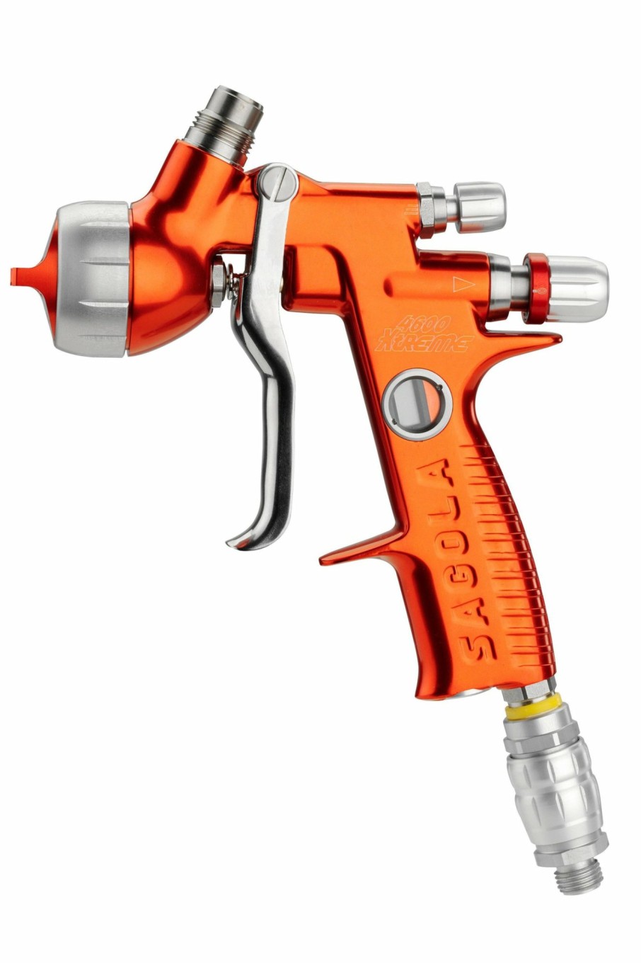 Spray Guns Sagola Gravity-Fed | Sagola 4600 Xtreme Digital Spray Gun 1.30 Xl Dvr Clear Cap 600Ml Pot