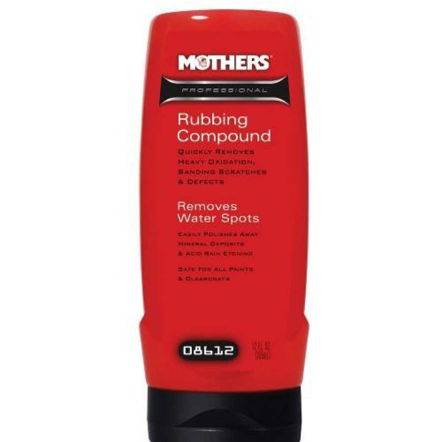 Car Care Mothers Cutting Compounds | Mothers Professional Rubbing Compound 355Ml