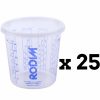 Painting Tools Rodim Measuring Cups | Rodim Automotive Calibrated Graduated Paint Mixing Cups 400Ml X 25 Pack