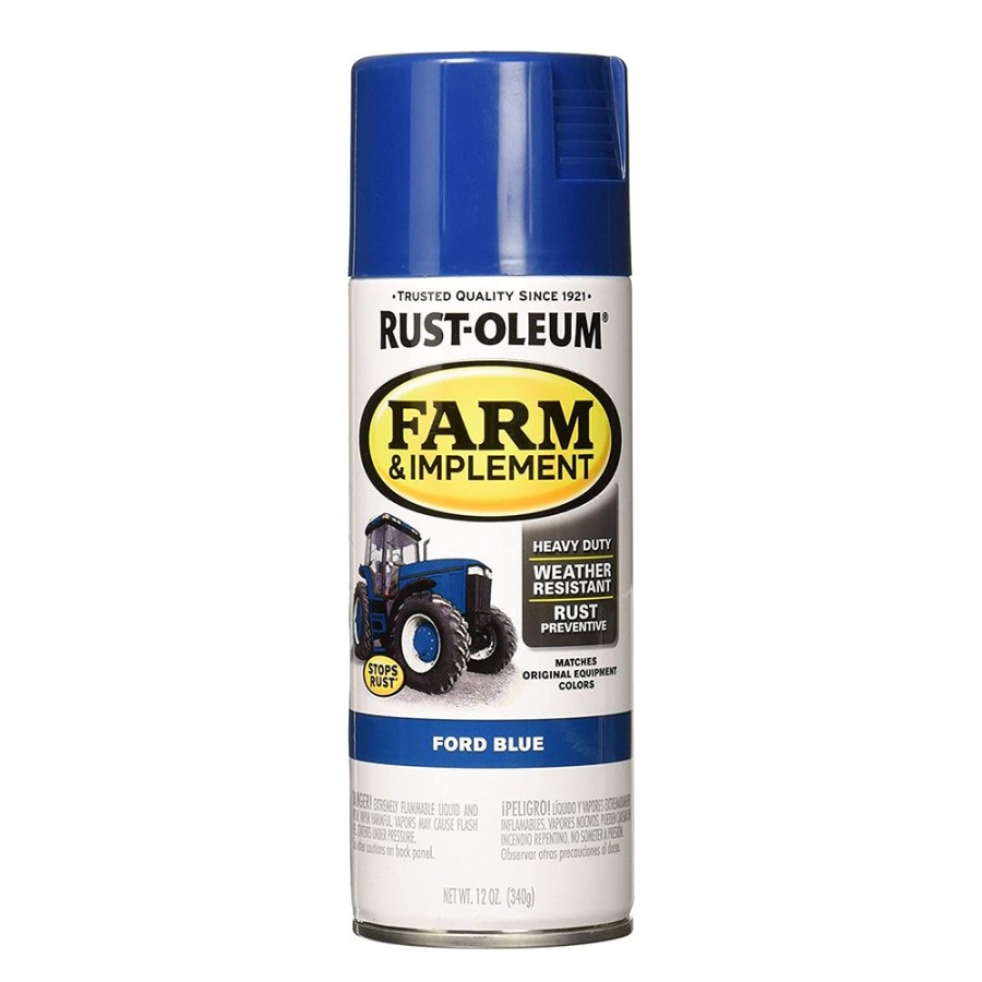 Paint Rust-Oleum Topcoats | Rust-Oleum Farm Equipment Spray Paint Ford Blue 340G