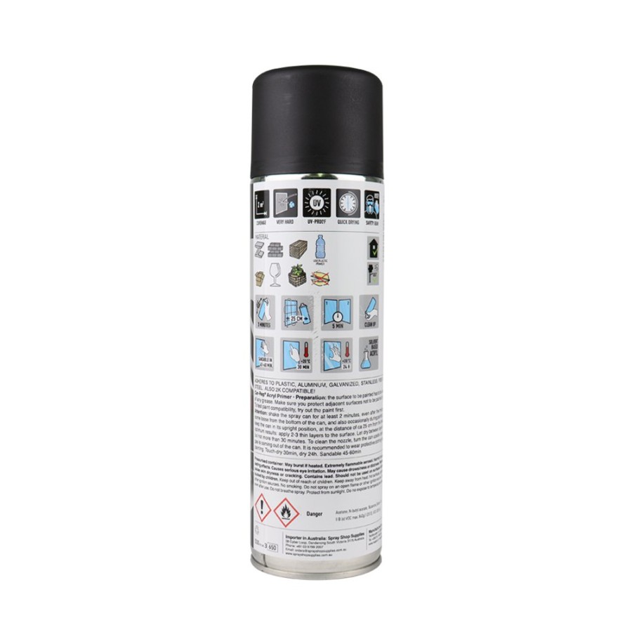 Paint Car-Rep Primers | Car-Rep Acrylic Automotive Primer 500Ml Black