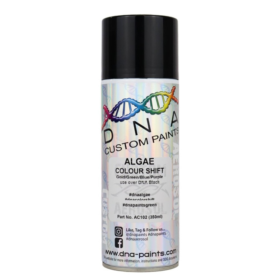 Paint DNA Paints Top Coats | Dna Paints Colour Shift Pearl (Gold/Green/Blue/Purple) Spray Paint 350Ml Aerosol Algae