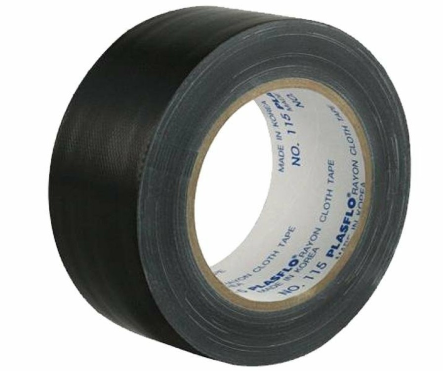 Prep & Repair Supertape Cloth Tape | Premium Grade Black Cloth Tape 75Mm X 25M Render Duct Blast Gaffa Race