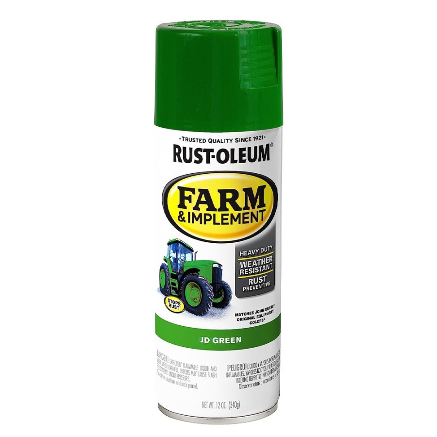 Paint Rust-Oleum Topcoats | Rust-Oleum Farm Equipment Spray Paint John Deere Green 340G Aerosol