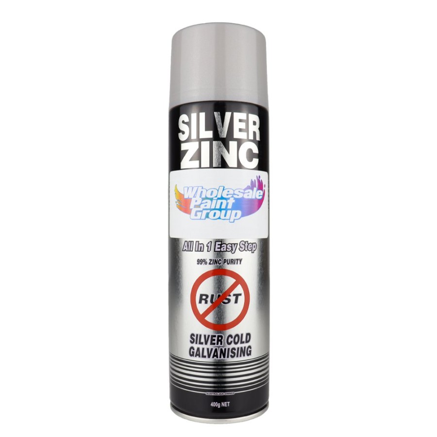 Paint Silver Zinc Supplies Primers | Silver Zinc Supplies 3 In 1 Cold Galvanising Metal Primer Silver 400G Aerosol 99% Zinc