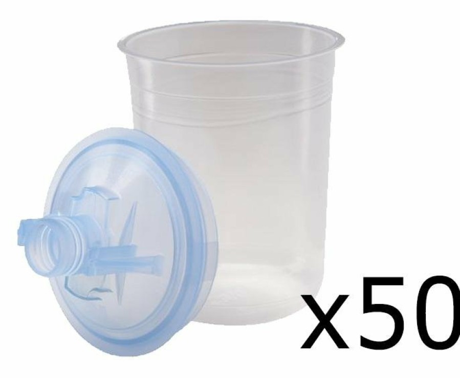 Spray Guns 3M Liners | 3M 16314 Pps 50 Mini Lids & Liners 180Ml 125 Micron Filter Plus 20 Caps