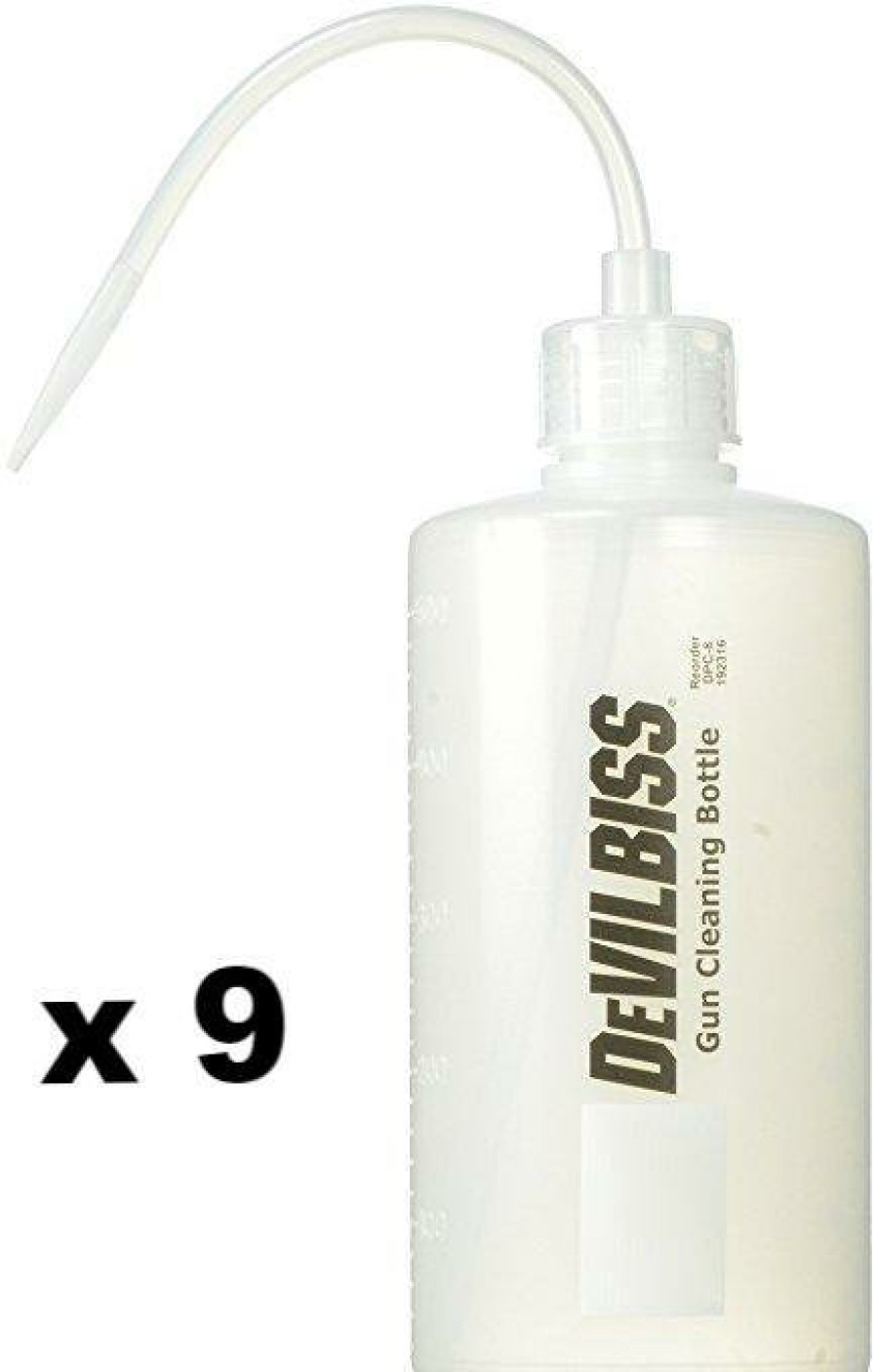 Cleaning Devilbiss Pump & Spray Bottles | Devilbiss Spray Gun Maintenance Pressure Pot Cleaning Bottle 500Ml X 9