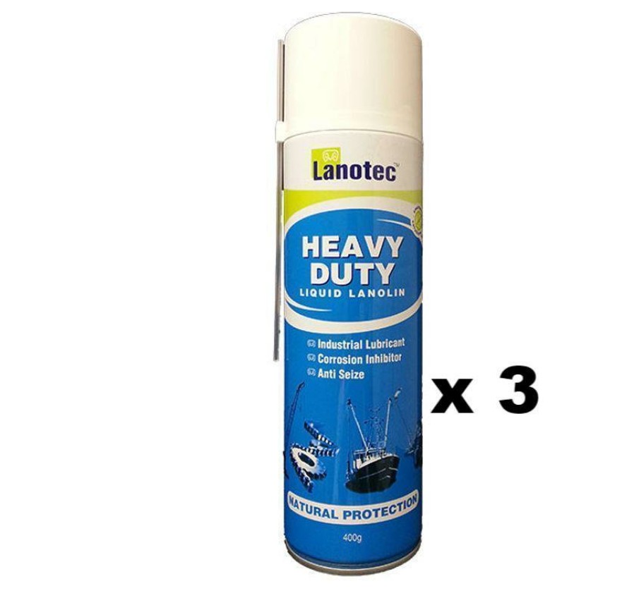 Prep & Repair Lanotec Rust Prevention | Lanotec Liquid Lanolin Spray Lubricant Erosion Inhibitor Marine Industrial 400G X 3