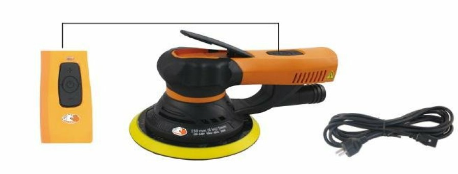 Cutting & Abrasives Velocity Electric Sanders | Air Pro Electric Random Orbital Palm Sander 150Mm 2.5Mm Orbit Central-Vacuum