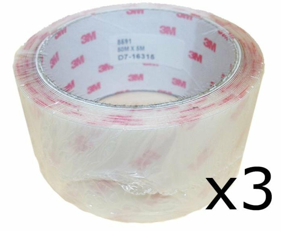 Prep & Repair 3M Protective Tape | 3M 8591 Clear Protection Film 50Mm X 5M Abrasion Paint Wear Protection Tape X 3