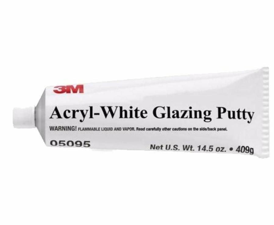 Prep & Repair 3M Glaze & Putty | 3M 05095 Acryl White Marine Glazing Putty 411G Gelcoat Repair