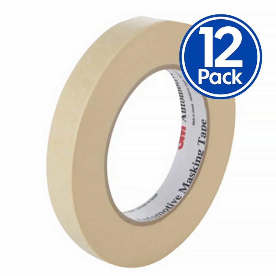 Prep & Repair 3M Masking Tape | 3M 06545 Automotive General Purpose Masking Tape 18Mm X 55M X 12 Pack