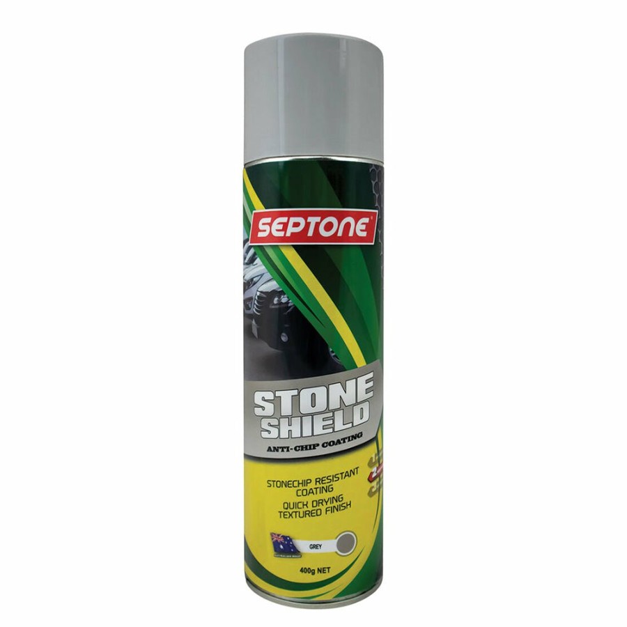 Paint Septone Chassis & Underbody | Septone Stoneshield Solvent Based Elasticised Coating 400G Aerosol Grey