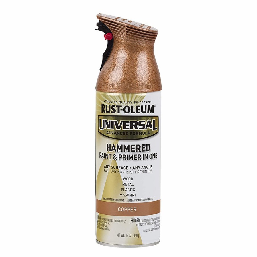 Paint Rust-Oleum Specialty | Rust-Oleum Universal Paint & Primer Spray Paint 340G Aerosol Hammered Copper