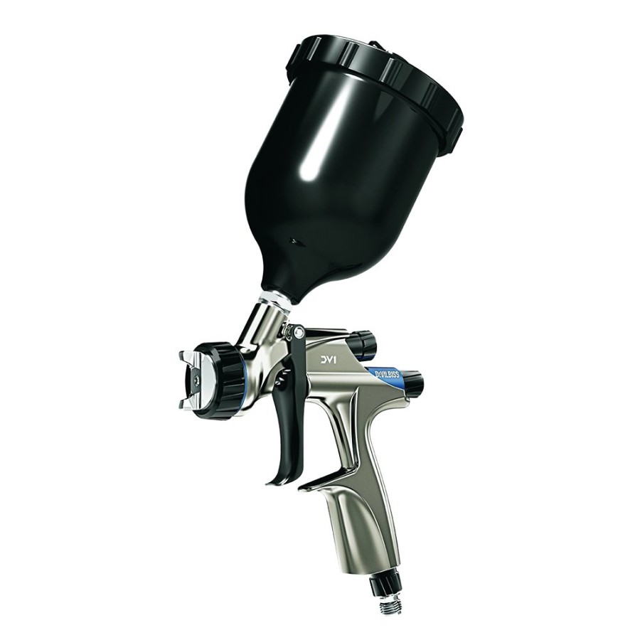 Spray Guns DeVilbiss Gravity-Fed | Devilbiss Dv1-B+ Basecoat Hvlp Plus Gravity Feed Spray Gun 1.4Mm Dv1-C-000-14-B+