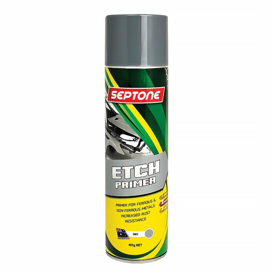 Paint Septone Primers | Septone Super Etch Primer Anti Corrosive Metal Spray Paint 400G Grey