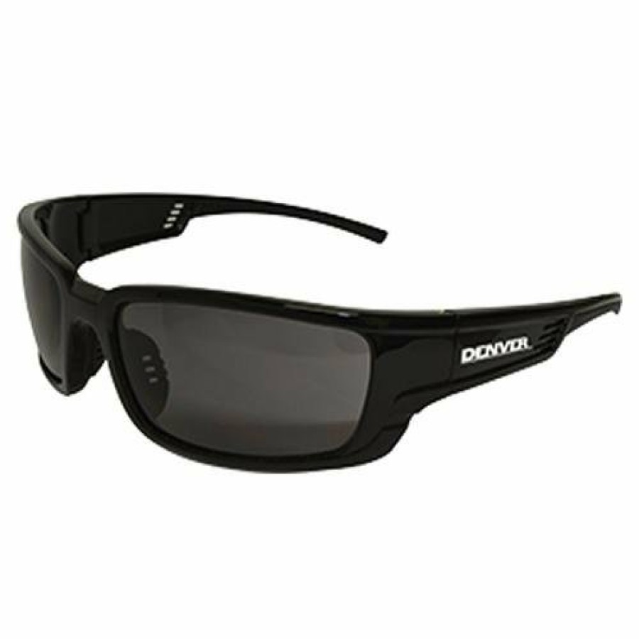 Safety Maxisafe Safety Glasses | Maxisafe Denver Safety Glasses As/Nzs1337 Anti Scratch Fog Coating Black Smoke