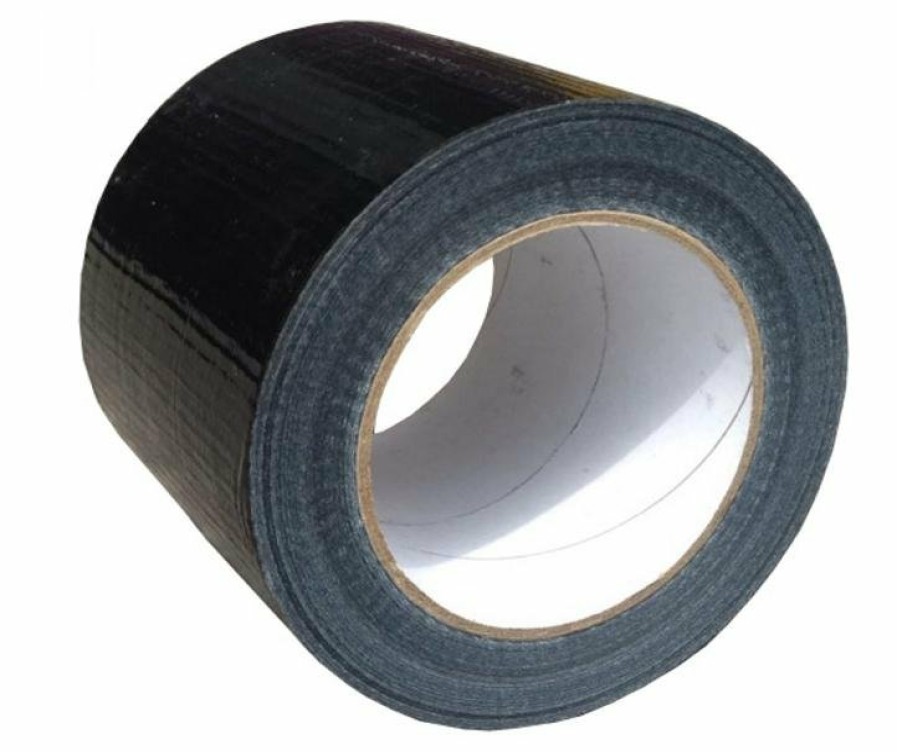 Prep & Repair Supertape Cloth Tape | Premium Grade Black Cloth Tape 100Mm X 25M Render Duct Blast Gaffa Race