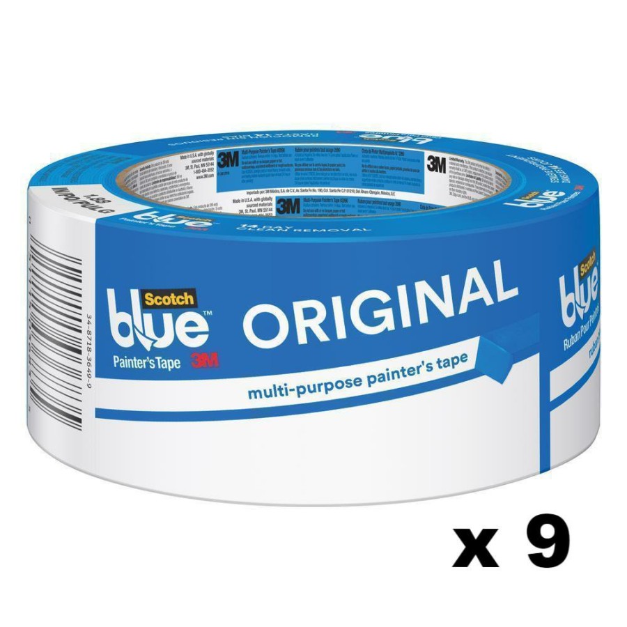 Prep & Repair 3M Masking Tape | 3M Scotch Blue Original Painter'S Masking Tape 2090 48Mm X 54.8M X 9