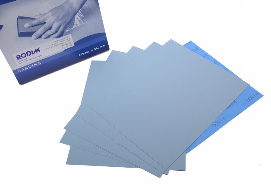 Cutting & Abrasives Rodim Sheets | Basf Rodim Wet & Dry Sanding Paper Sheet 280Mm X 230Mm Pack Of 50 Glasurit