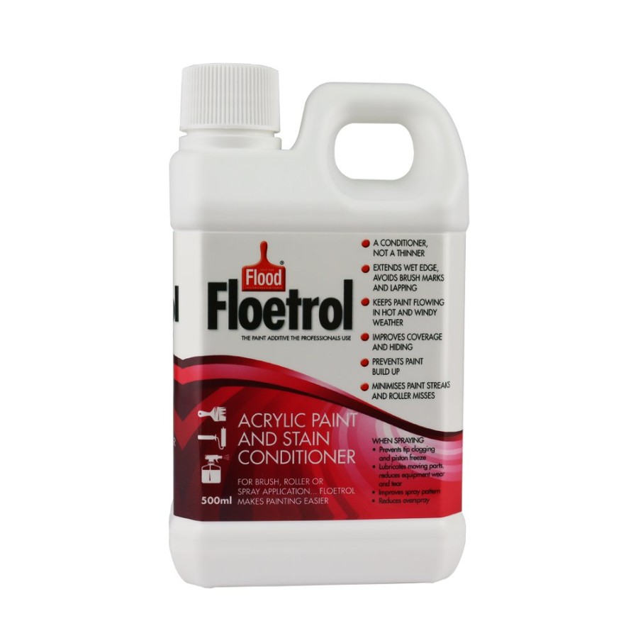 Paint Flood Paint Additives | Flood Floetrol Acrylic Stain Conditioner Painting Additive 500Ml X 24 Pack