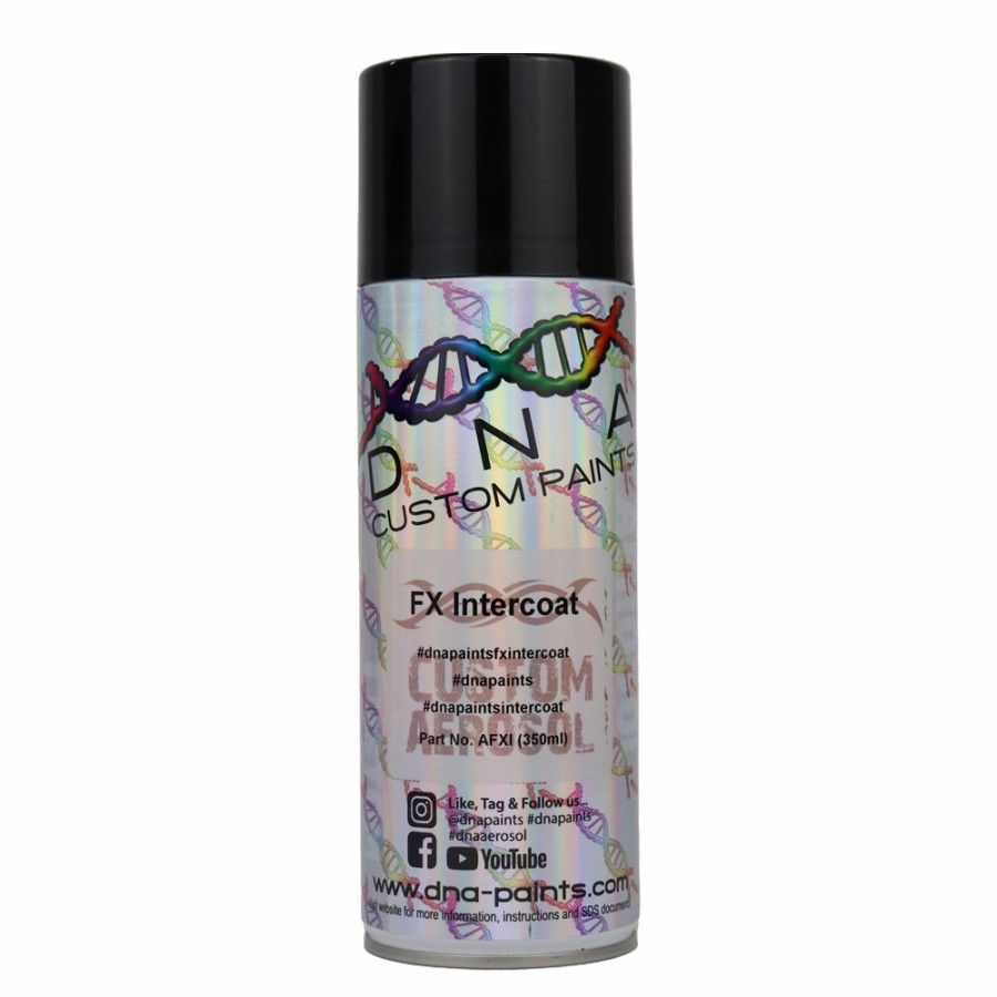 Paint DNA Paints Clear Coats | Dna Paints Fx Intercoat Spray Paint 350Ml Aerosol Clear