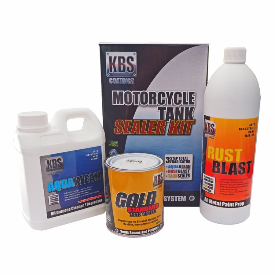 Paint KBS Fuel Tank | Kbs Motorcycle Fuel Tank Sealer Kit For 20L Tanks 3 Step Rust Corrosion Prevention