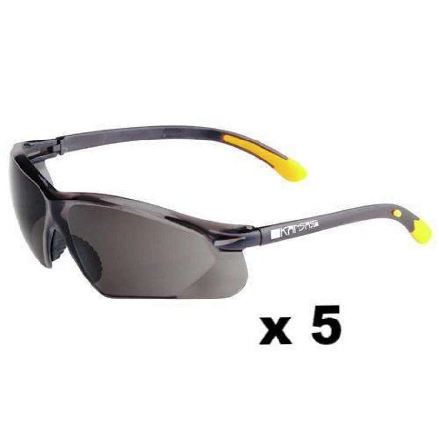 Safety Maxisafe Safety Glasses | Maxisafe Kansas Safety Glasses As/Nzs1337 Anti Scratch Fog Coating Smoke X 5