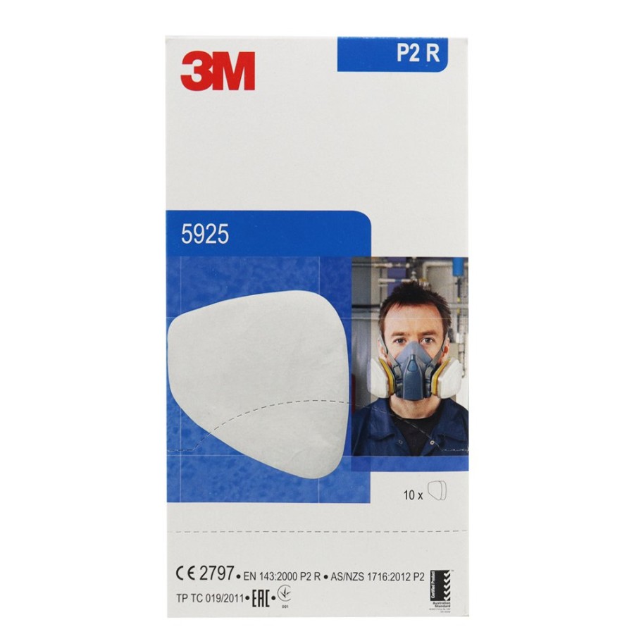 Safety 3M Filters | 3M Respirator Particulate Filters P2R 5925 Prefilter X 20 Pack