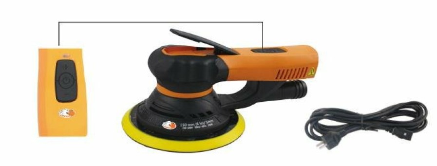 Cutting & Abrasives Velocity Electric Sanders | Air Pro Electric Random Orbital Palm Sander 150Mm 5Mm Orbit Central-Vacuum