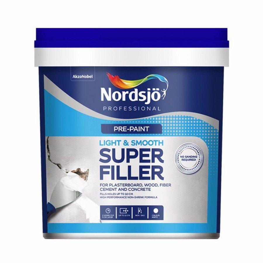 Prep & Repair Nordsjo | Nordsjo Professional Super Filler Light & Smooth 1L Tub