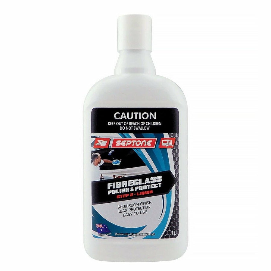 Boat Care Septone Polishes | Septone Boatcare Marine Polish & Protect Fibreglass Gelcoat Liquid Polish 1L