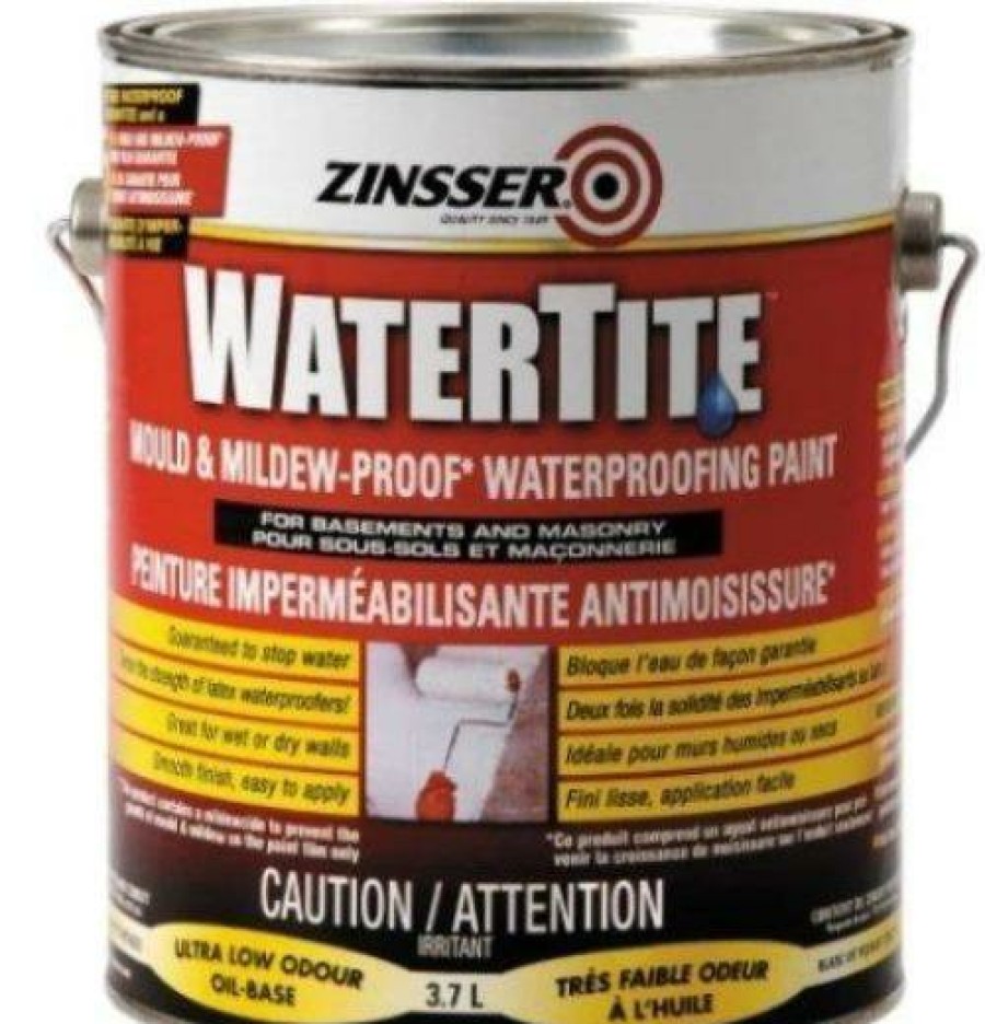 Paint Rust-Oleum Interior | Zinsser® Watertite® Mould & Mildew-Proof™* Waterproofing Paint 3.8L