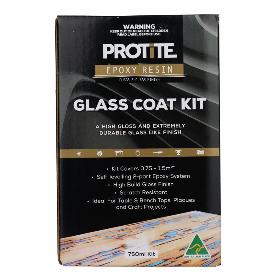 Boat Care Protite Resins | Protite Epoxy Craft Resin 750Ml Kit Glass Coat Clear 2 Part System