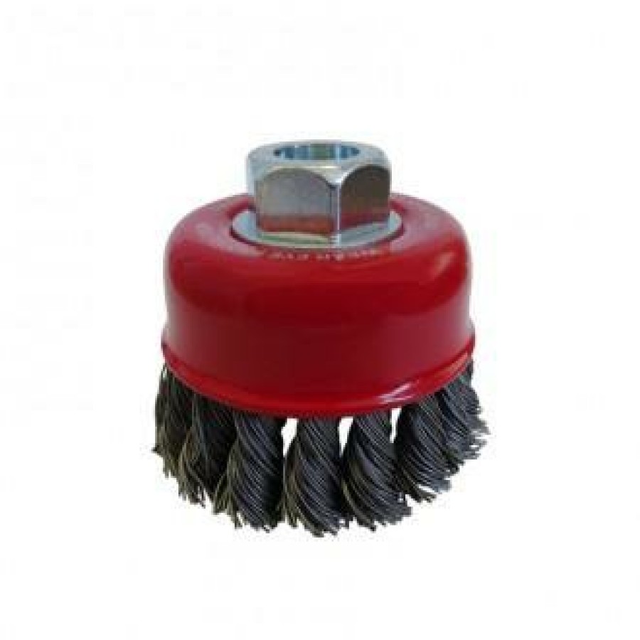 Cutting & Abrasives Josco | Josco 75Mm Multi-Thread Twistknot Cup Brush