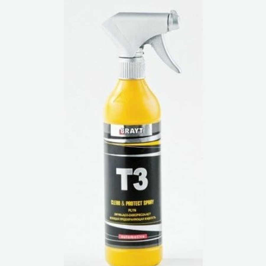 Car Care Brayt Rapid Detailers | Brayt T3 Clean And Protect Spray 500Ml